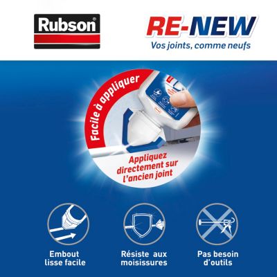 Mastic Rubson Re-New tube blanc 80ml
