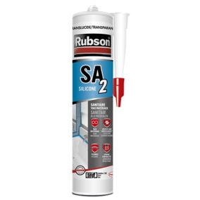 Mastic Rubson SA2 Sanitaire Tous supports translucide cartouche 280ml