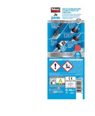 Mastic Rubson Sanitaire Je Jointe blanc MSP 200ml