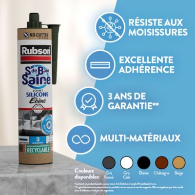 Mastic Rubson Sanitaire Salle de bains Saine granite cartouche 280ml