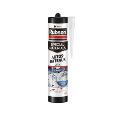Mastic Rubson Special Materials Autos-Bateaux noir cartouche 280ml