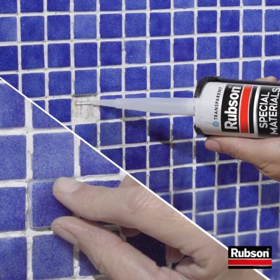 Mastic Rubson Special Materials Piscine transparent cartouche 280ml