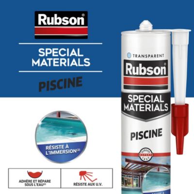 Mastic Rubson Special Materials Piscine transparent cartouche 280ml