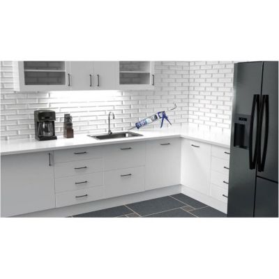 Mastic S545 Bain Cuisine Tous supports BOSTIK Gris Béton - 30626209