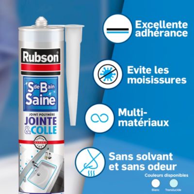 Mastic salle de bain Jointe&Colle Rubson blanc 280ml
