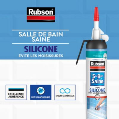 Mastic salle de bain Rubson blanc 200ml