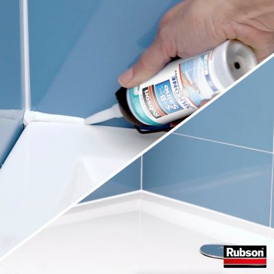 Mastic salle de bain Rubson blanc 200ml