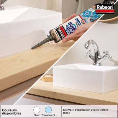 Mastic sanitaire transparent Salle de bain Saine Rubson 280 ml