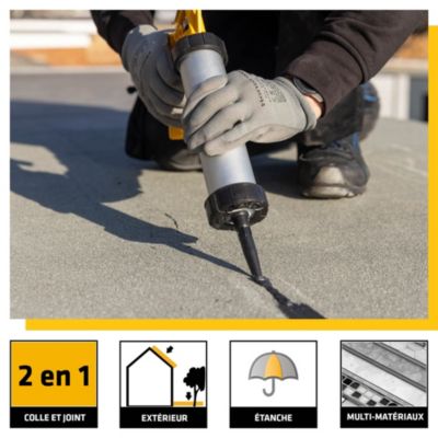 Mastic SikaSeal 164 Bitume 300 ml Sika