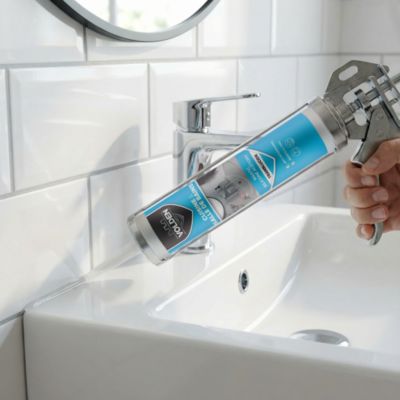 Mastic silicone acétoxy cuisine et salle de bain Volden transparent 280ml
