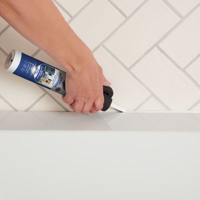 Mastic silicone acétoxy cuisine et salle de bains Volden translucide 200ml