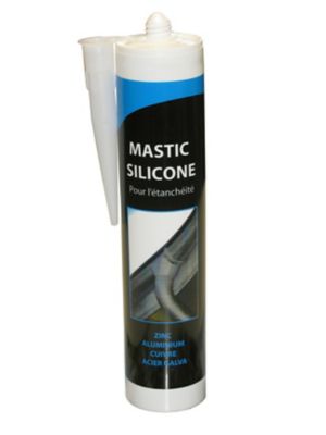 Mastic silicone pour l'étanchéité zinc cuivre alu Castorama