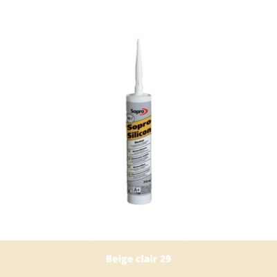 Mastic silicone pour pierre naturelle - Beige clair 29 - 310 ml