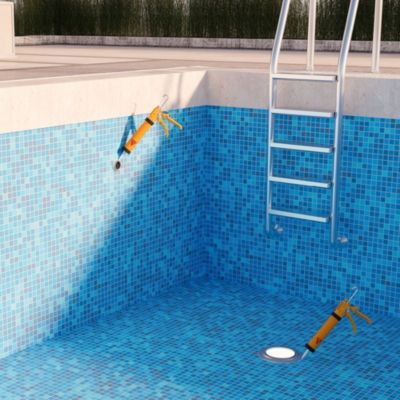Mastic silicone spécial immersion Gris SikaSeal 163 Piscine 300mL Sika