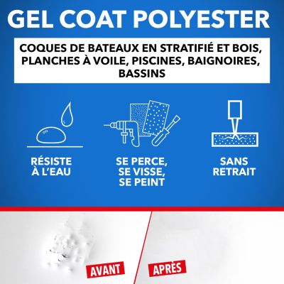 Mastic Sintogel Coat 170 ml sans styrène