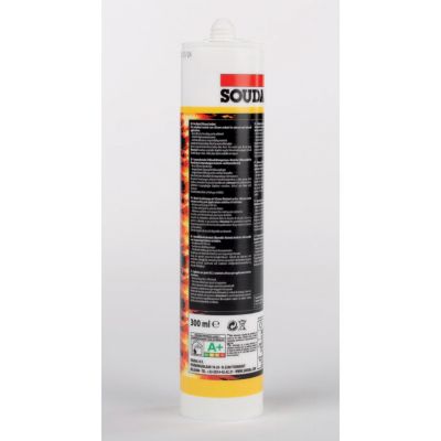 Mastic - SOUDAL - Fire Silicone B1 FR - Haut pouvoir ignifuge - Résistant aux UV - Facile à appliquer