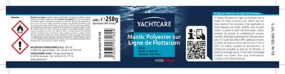 Mastic sur ligne de flottaison Yachtcare 250 g