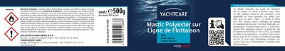 Mastic sur ligne de flottaison Yachtcare 500 g