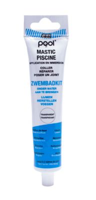 Mastic transparent pour piscine 80ml