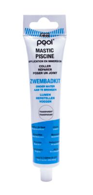 Mastic transparent pour piscine 80ml | Castorama