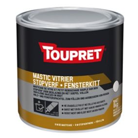 Mastic vitrier blanc Toupret pot 1 kg