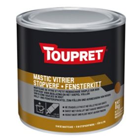 Mastic vitrier marron Toupret pot 1 kg