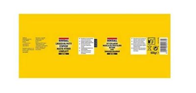 Mastic vitrier non-durcissant coloris naturel 500G Soudal