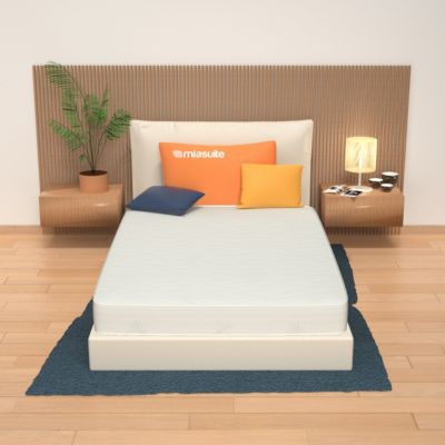 Matelas 100x190 Hauteur 10 cm - Revêtement Aloe Vera, Waterfoam, Pliable. Plus H10