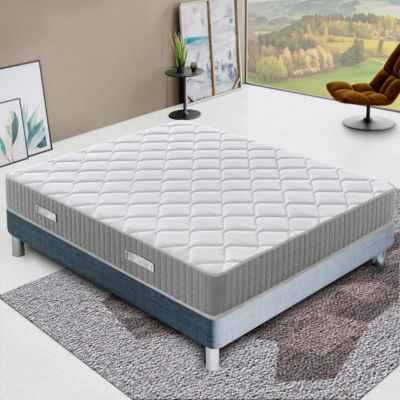 Matelas 120x190 à mémoire de forme - Epaisseur 30 cm - Mémoire 5 cm - Soulagement des points de pression - Hermes