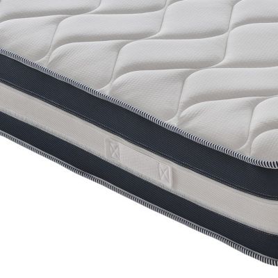 Matelas 120x190 Memory Gel - Epaisseur 25 cm - Mousse Mémoire 7 cm - 9 zones de confort - 100% Made in Italy