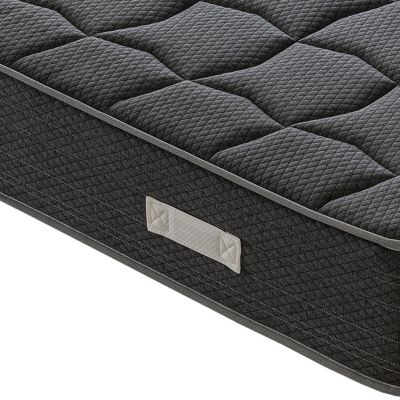 Matelas 120x200 en mousse à mémoire de forme - Epaisseur 20 cm - Orthopédique - Fabriqué en Italie - BlackMoon