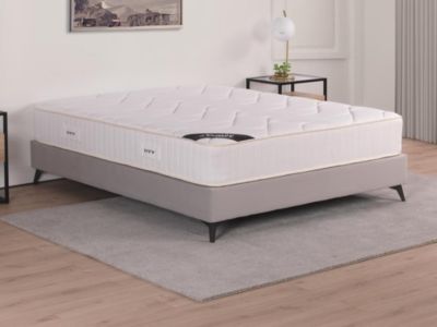 Matelas 140 x 190 cm anti-feu ressorts ensachés 7 zones et mousse haute densité ép.26cm - OTY de YSMÉE HÔTEL