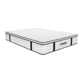 Matelas 140 x 190 cm anti-feu ressorts ensachés et surmatelas intégré ép.28cm - DELICE de YSMÉE HÔTEL