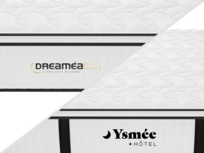 Matelas 140 x 190 cm anti-feu ressorts ensachés et surmatelas intégré ép.28cm - DELICE de YSMÉE HÔTEL