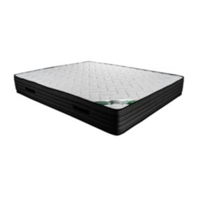 Matelas 140 x 190 cm mousse et coutil bambou ép.25cm - BERENDI de NATUREA