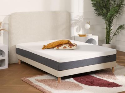 Matelas 140 x 190 cm mousse HD 7 zones et accueil mémoire de forme déhoussable ép.20cm - KELIH de YSMÉE