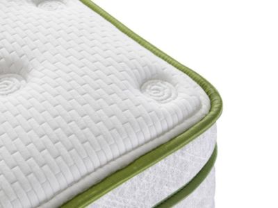 Matelas 140 x 190 cm ressorts ensachés 5 zones et coutil bambou ép.28cm - PASIR de YSMÉE