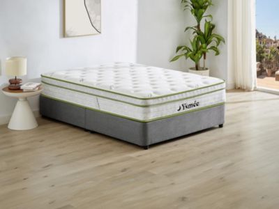Matelas 140 x 190 cm ressorts ensachés 5 zones et coutil bambou ép.28cm - PASIR de YSMÉE