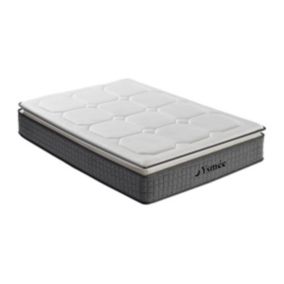 Matelas 140 x 190 cm ressorts ensachés 7 zones et accueil latex ép.32cm - SEREM de YSMÉE