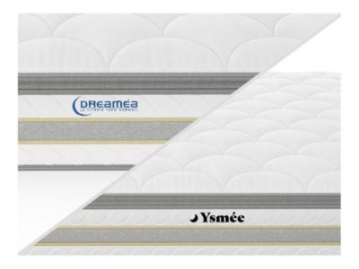 Matelas 140 x 190 cm ressorts ensachés et surmatelas intégré ép.29cm - CANTERBURY de YSMÉE