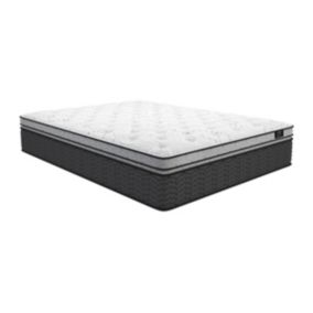 Matelas 140 x 190 cm ressorts ensachés et surmatelas intégré ép.30cm - GAMIANI de YSMÉE