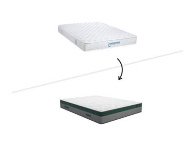 Matelas 140 x 190 cm ressorts ensachés ép.22cm - PRESTIGE de YSMÉE