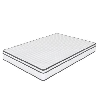 Matelas 140 x 200 cm ressorts ensachés et surmatelas intégré ép.25cm