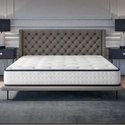 Matelas 140x190 - 21 cm - Mousse mémoire de forme - Blue Latex - Confort Équilibré - 7 zones - Réversible - Durable - Upsilon