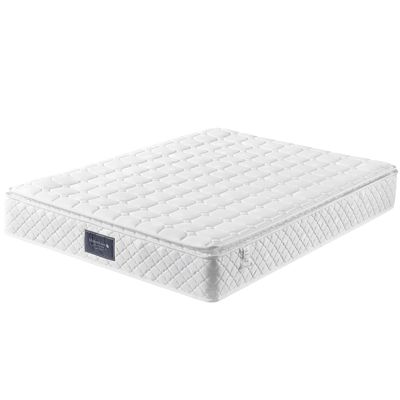 Matelas 140x200 cm, 7 zones, ressorts ensachés, mousse froide, microfibre matelassée, fermeté H3, hauteur 25 cm, Oeko-Tex