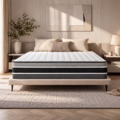 Matelas 140x200 - Très Épais 30 cm - Mousse à Mémoire de Forme - Blue Latex - Mousse HR - 7 zones - Réversible - Ferme - Felis