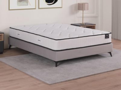 Matelas 160 x 200 cm hybride anti-feu ressorts ensachés 5 zones et mémoire de forme ép.25cm - VERNA de YSMÉE HÔTEL