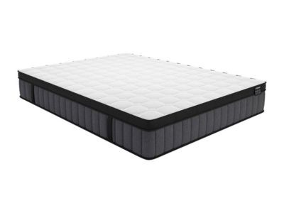 Matelas 160 x 200 cm hybride ressorts ensachés 7 zones et gel à mémoire de forme ép.25cm - TOLCA de YSMÉE