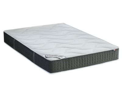 Matelas 160 x 200 cm hybride ressorts ensachés 7 zones et mémoire de forme ép.25cm - TIAMAT de DREAMEA