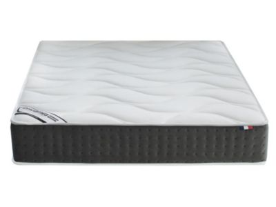 Matelas 160 x 200 cm hybride ressorts ensachés 7 zones et mémoire de forme ép.25cm - TIAMAT de DREAMEA